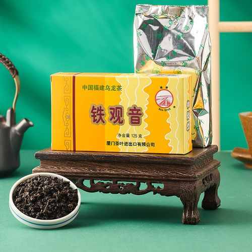 海堤茶叶旗舰店 at202浓香型乌龙茶铁观音出口产品 125g/盒